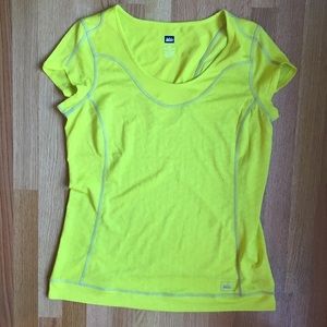 REI yellow athletic top